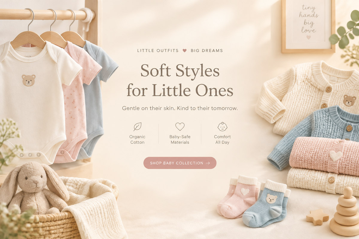 Baby banner background